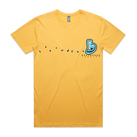 Bodyboarder Graphic T-Shirt in Sunset